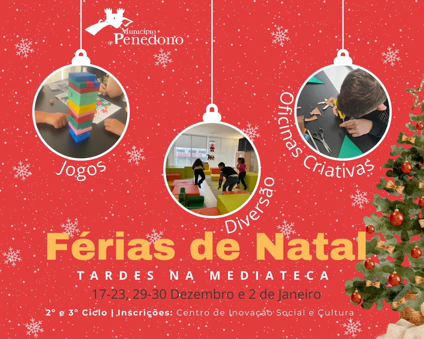 Férias de Natal na Mediateca