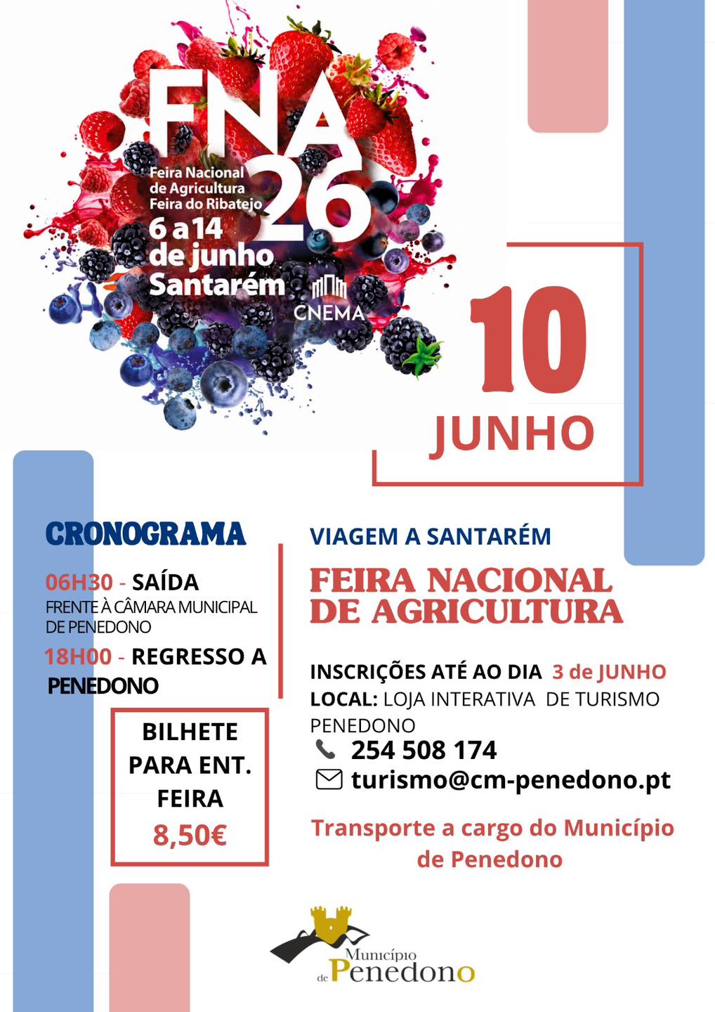 Viagem à Feira Nacional de Agricultura, Santarém