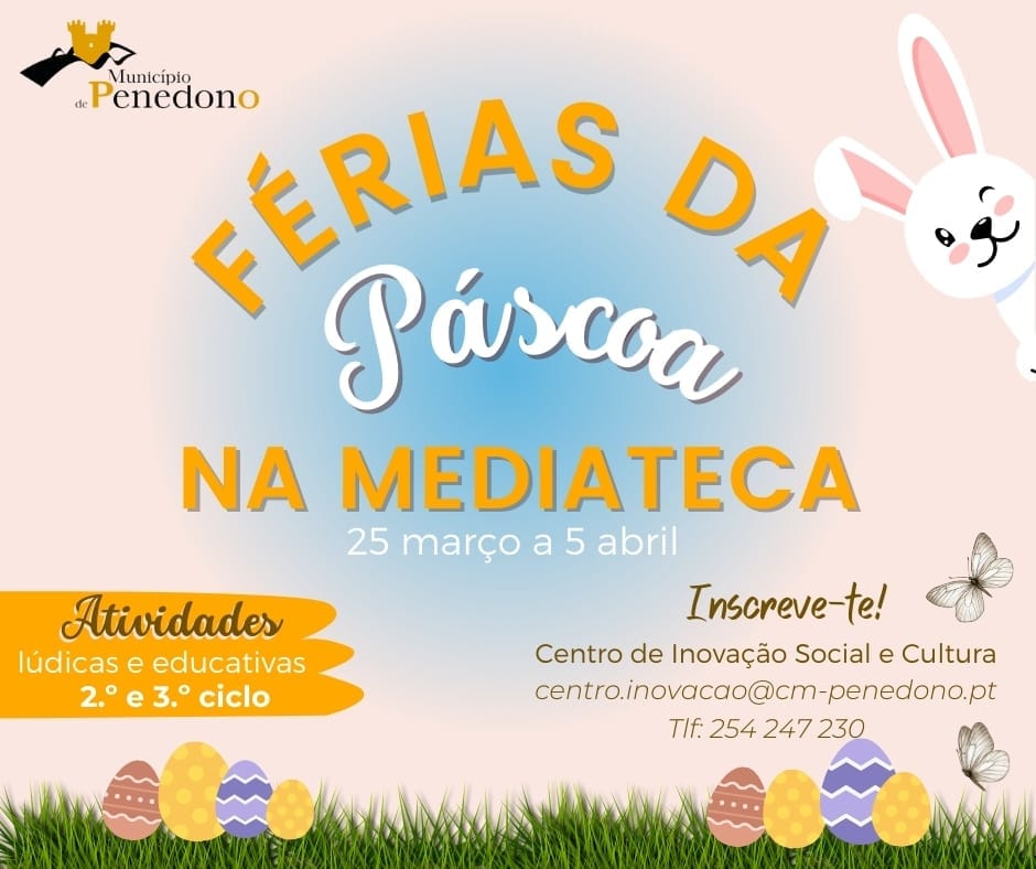 Férias da Páscoa na Mediateca | Penedono