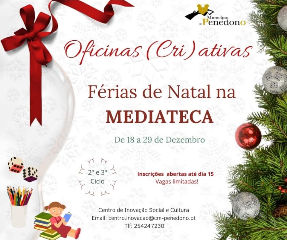 Férias de Natal na Mediateca