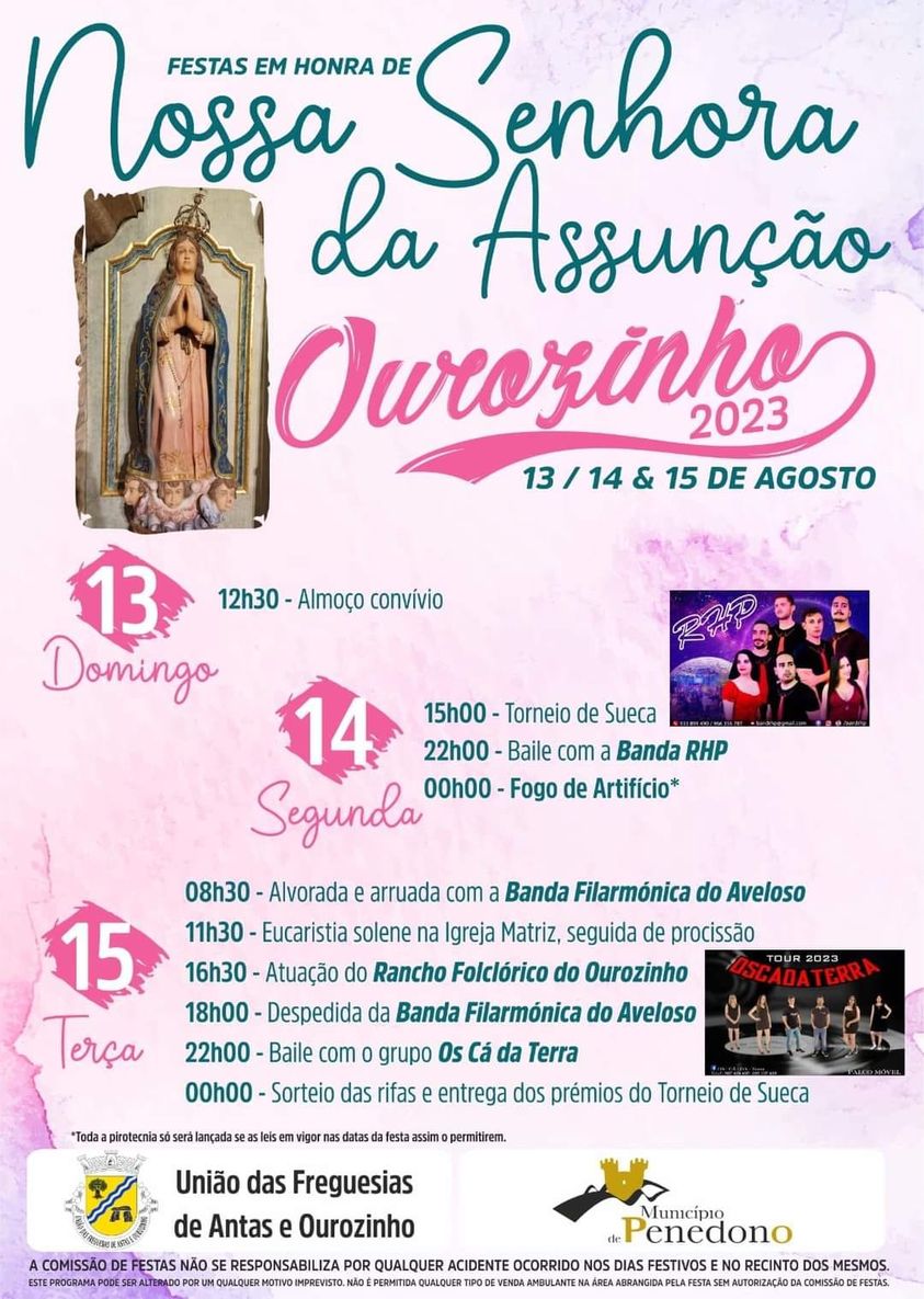  Festas em Honra de Nossa Senhora da Assunção – Ourozinho