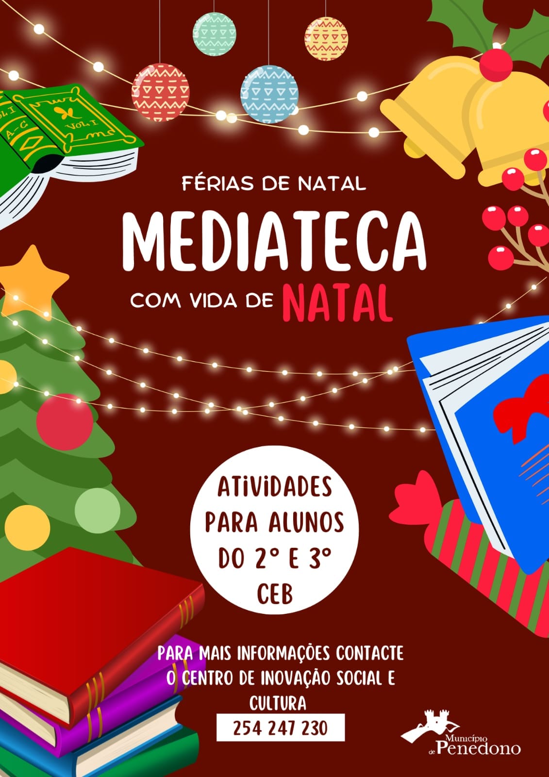  Férias de Natal: Atividades na Mediateca!